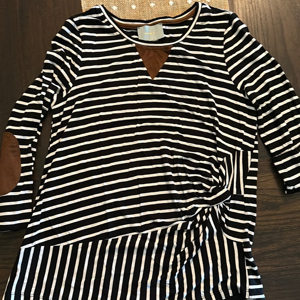 Skies Are Blue Striped Shirt